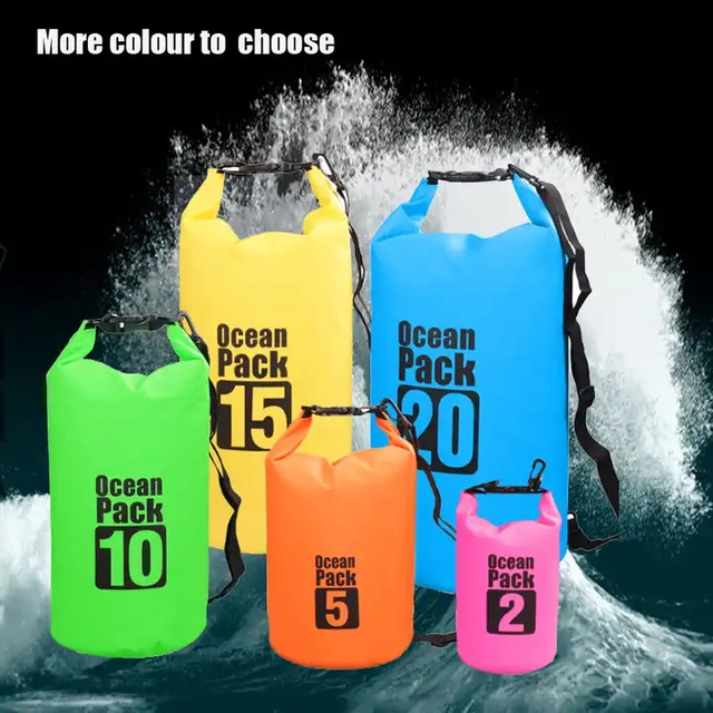 Ocean Pack Backpack Lightweight Cleaning Waterproof Dry Bag for Outdoor Sports Diving Swimming