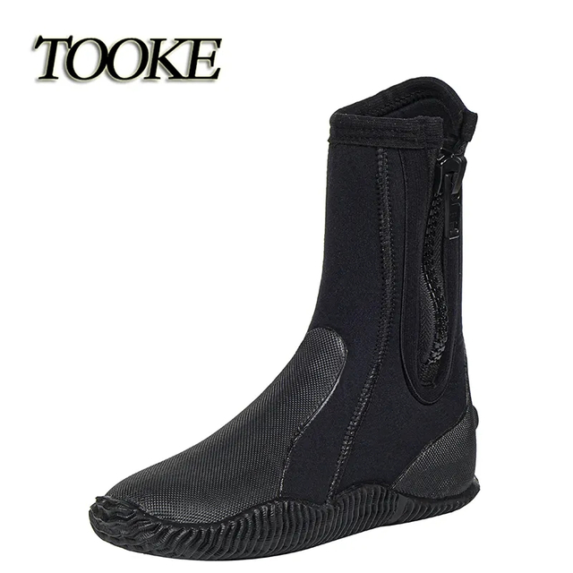 Fashion Freedive Keep Warm Safety Beach Diving Shoes 5mm Neoprene Scuba Boots for Outdoor Sports Swimming Snorkeling