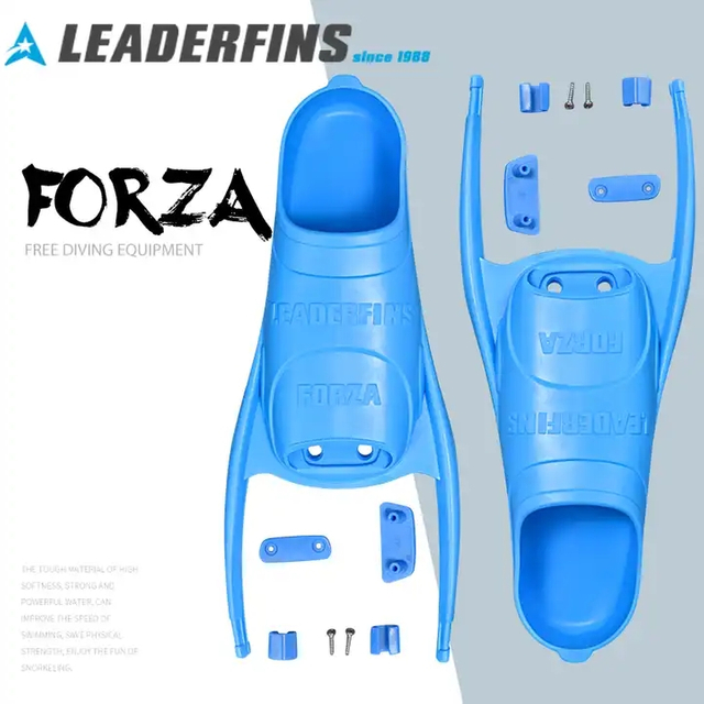 Dropshipping High Quality Custom Colorful Long Blade Fins Adult Dive Fin Footpocket for Training Spearfishing Freediving