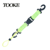 Colorful Anti Lost Adjustable Wrist Lanyard Retractable Diving Flashlight Rope Scuba Diving Lanyard with Quick Release Buckle