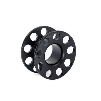 30M Durable Aluminum Alloy Scuba Diving Finger Spool Custom Dive Reel for Underwater Snorkeling Surfing