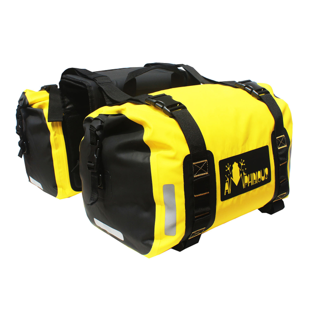 Dropshipping Custom Logo Large Capacity Waterproof Saddle Bags Motorcycle Side Bag for Outdoor Sports Hiking Traveling 
