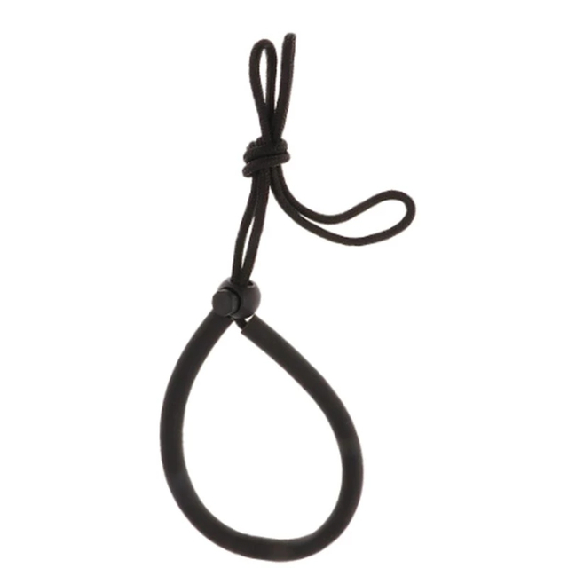 Dropshipping Dive Light Professional Carrier Handle Black Rope Safety Scuba Diving Adjustable Hand Wrist Strap Lanyard with Loop