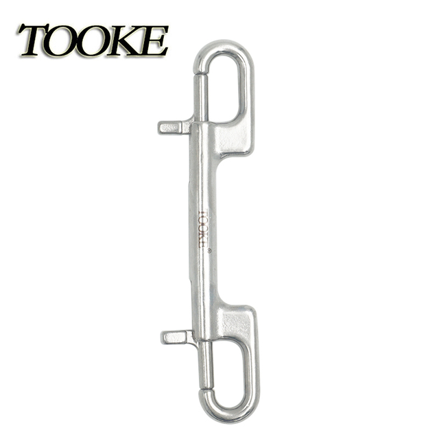 Stainless Steel Link Carabiner Ended Bolt Snap Clip Hook BCD Accessories Diving Equipment