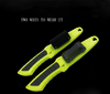 Professional Yellow Color Multifunctional Outdoor Dive Camping Hunting Fishing Diving Knife Scuba Titanium