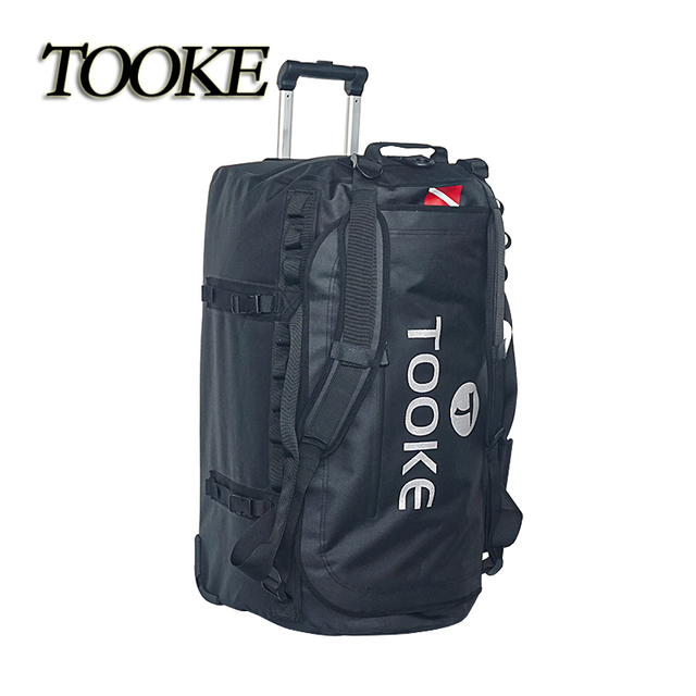Stream Trail Snorkel Black Large Capacity Waterproof Scuba Equipment Kit Luggage Travel Bag BCD Regulators Diving Suitcase