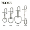 Stainless Steel Link Carabiner Ended Bolt Snap Clip Hook BCD Accessories Diving Equipment