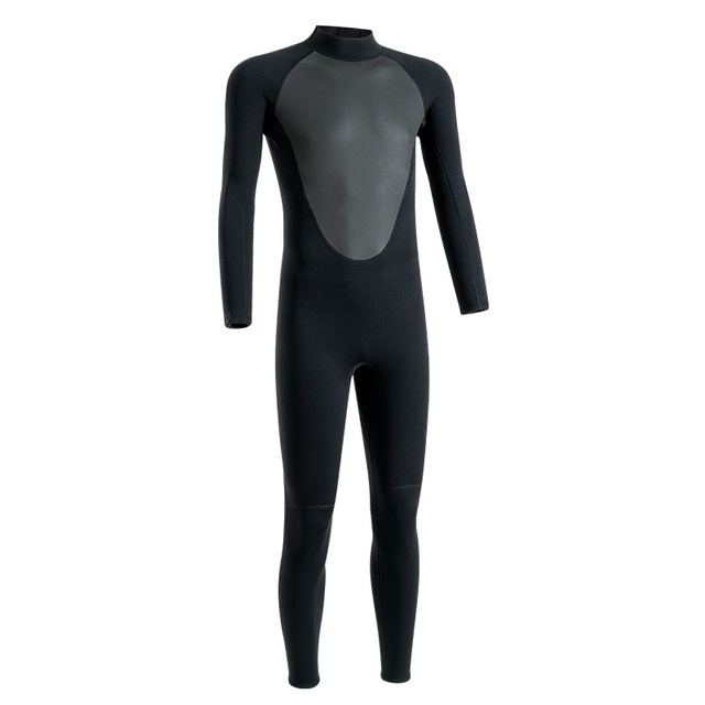 Dropshipping Custom Scuba Diving Neoprene 3mm Long Sleeve Smooth Skin Wetsuit for Men Underwater Swimming Snorkeling Surfing
