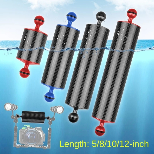 Hot Sale Diving Camera Underwater Tray Buoyancy Multi functional Dual Balls Floating Arm Carbon Fiber Free Float