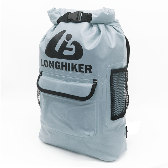 Custom PVC Travel Duffel Bag Fishing Bag Waterproof for Outdoor Transport Swimming Stream Rafting Snorkeling