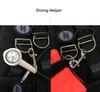 Silver swimming equipment 100mm 316 stainless steel bcd scuba keep diving bolt snap