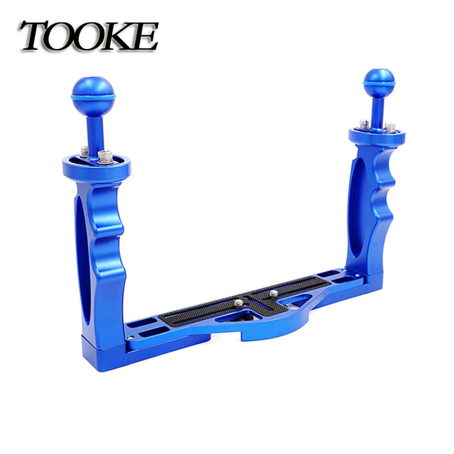 Scuba Dive Tray Handle Grip Bracket Carrier for Canon Camera Housing Underwater Photography Accessories