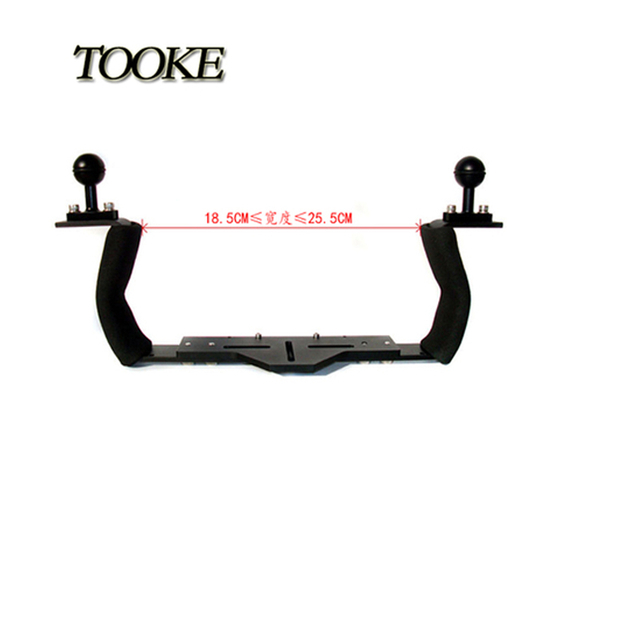 Factory Direct Sale Scuba Diving Corrosion Resistant Aluminum Light Arm Underwater Bracket Fixed Base Plate Ocean Tray Flex Arm