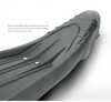 Professional PP+TPR Black And White Swimming Training Cheap Long Freediving Fins