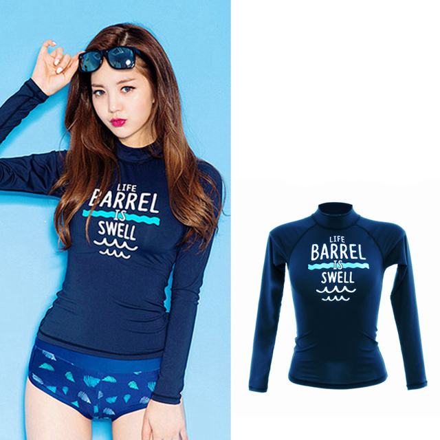 2022 Anti-uv Rash Guard Fashion Breathable Women Ladies Summer Bathing Suit for Outdoor Sports Beach Swimming Surfing