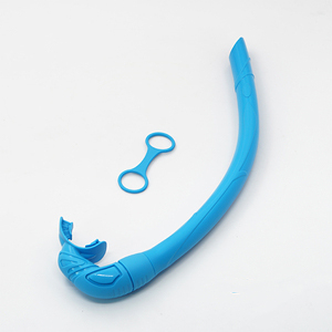 Colorful Foldable Gas Scuba Wet Snorkeling Easy Breathing Air Tube Swimming Free Diving Silicone Snorkel Tube for Underwater