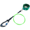 High Quality Colorful TPU Strap Underwater Scuba Guide Training Rope Safety Freediving Lanyard with Stainless Steel Clip