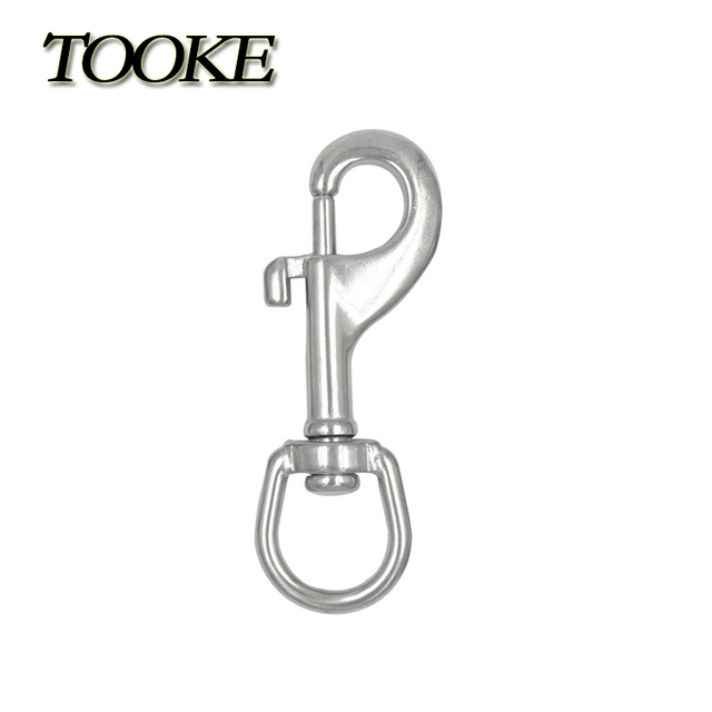 90mm Silver stainless steel hook high quality diving supplies diving Bolt Snap