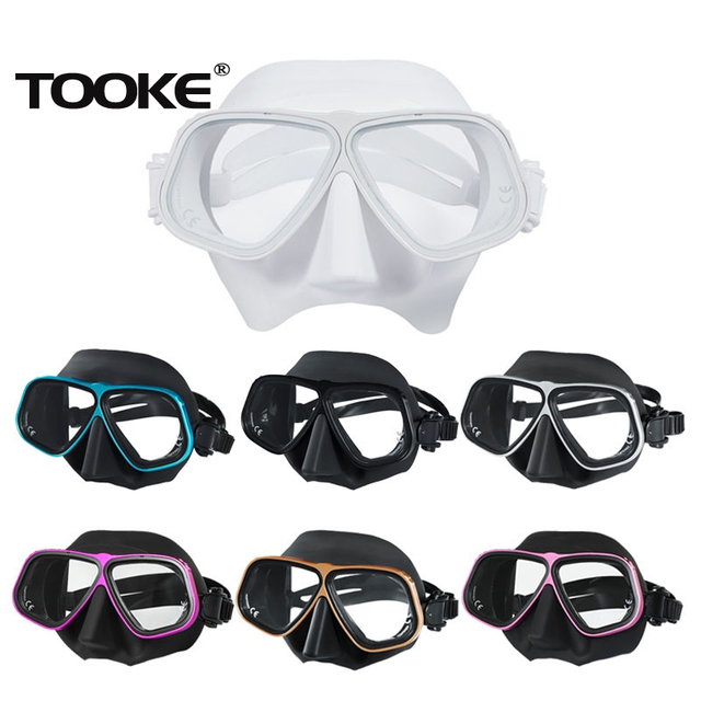 Colorful Aluminum Alloy Frame Sea Scuba Gear Equipment Swimming Snorkeling Silicone Underwater Diving Mask