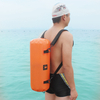 Wholesale Custom 15L Inflatable Orange TPU Nylon Waterproof Rafting Bag Swim Bag For Outdoor Sport Beach Swimming Scuba Diving