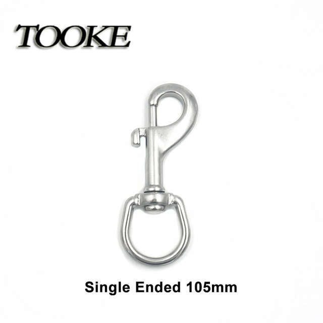 105mm stainless steel 316 bolt snap silver hook diving supplies diving bolt snap