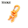 Scuba Colorful Diving Plastic Double BCD Hose Holder Diving Regulator Clip with Clip Buckle hook