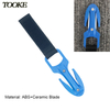 Ceramic Blade Or Stainless Steel Scuba Diving Cutter Line Net Cable Cutting Knife Twin Cut Diving Life Safety Equipment
