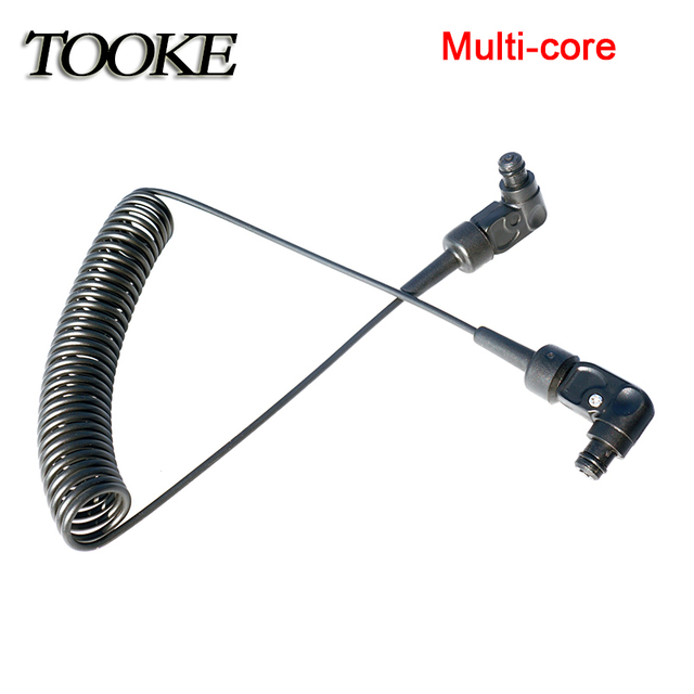 Scuba Double L-type Multi-core Fiber-Optic Fiber Optic Cable For Fit for Sea & Sea Strobes And Diving Underwater Case