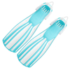 Colorful Wholesale Custom Logo Soft Silicone Rubber Scuba Diving Fins for Underwater Sports Snorkeling Swimming Training