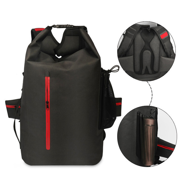 New TPU Durable Backpack Heavy Duty Waterproof Shoulder Sport Bag for Outdoor Sports Hiking Traveling Camping 