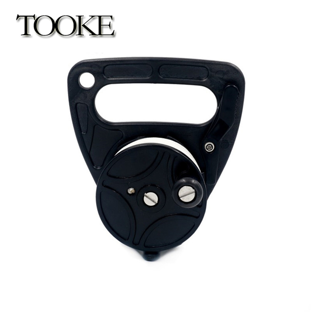 Scuba Diving Compact Finger Spool Plastic Handle Tangle-free With 46M 83M 150ft 272ft White Line