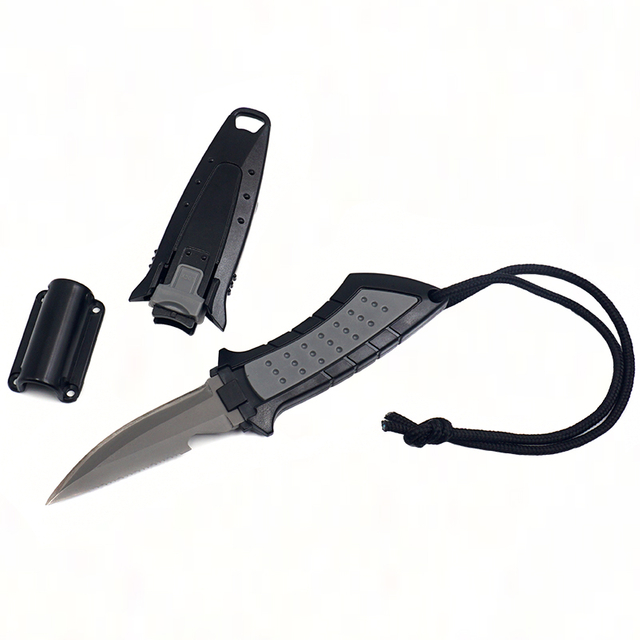 Quality Fixed Blade Knife Handle for Hunting And Stainless Steel Large Diving Knife