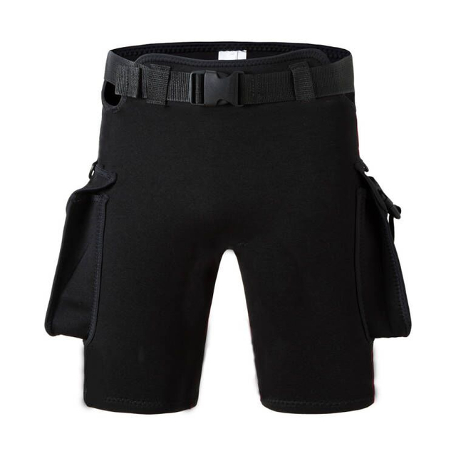 Wholesale Custom Neoprene Black Diving Shorts Wetsuit Technical Diving Pants for Underwater Surfing Spearfishing