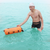 Wholesale Custom 15L Inflatable Orange TPU Nylon Waterproof Rafting Bag Swim Bag For Outdoor Sport Beach Swimming Scuba Diving