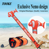 Animals Scuba Diving Inflatable Safety Sausage Signal Surface Buoy (SMB) Tube 1.8M
