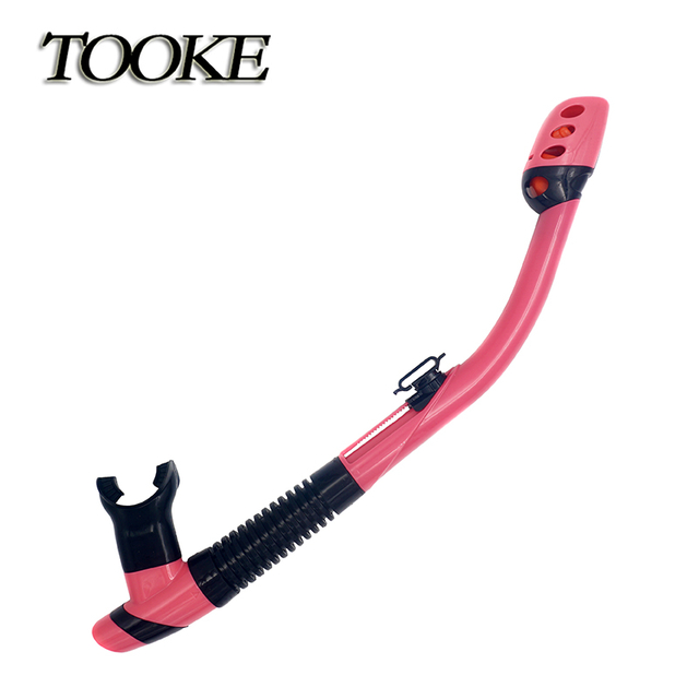 Waterproof Swimming Snorkeling Dive System Breathe Tube Dry Top Free Diving Snorkel Set for Adults