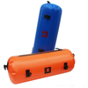 Wholesale Custom 15L Inflatable Orange TPU Nylon Waterproof Rafting Bag Swim Bag For Outdoor Sport Beach Swimming Scuba Diving