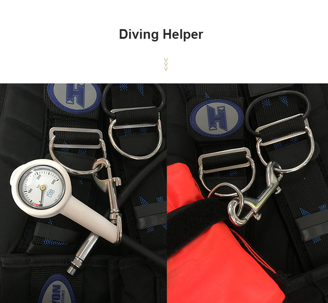 Scuba 116 MM Stainless Steel Dive Bolt Snap Clip Hook BCD Accessories Diving Equipment