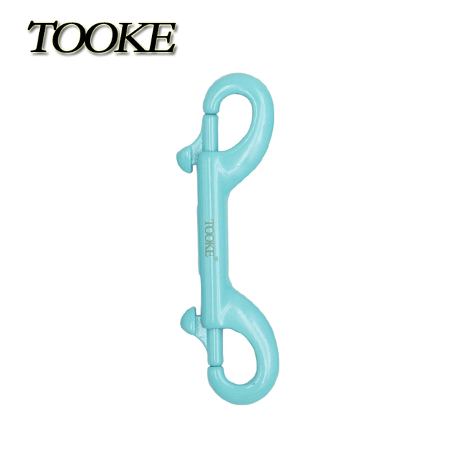 90mm Double Ended Snap Bolt Colorful Scuba Diving Stainless Steel Quick Carabiner Swivel Eye Bolt Snap Hook Clip for BCD