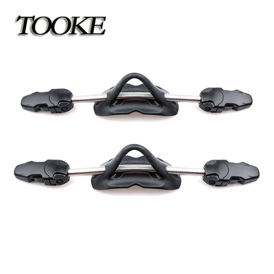One Pair Stainless Steel Fins Heel Strap with Buckle Swimming Diving Adjustable Training Strap