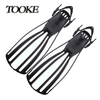 Dropshipping High Quality Adjustable Soft Rubber Short Flippers Scuba Diving Fins for Underwater Swimming Training Snorkeling