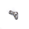 Universal 360 Degree Swivel Chromium Plated Brass Hose Connector Scuba Diving Regulator Parts for Second Stage Regulator