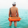 Wholesale Custom 15L Inflatable Orange TPU Nylon Waterproof Rafting Bag Swim Bag For Outdoor Sport Beach Swimming Scuba Diving