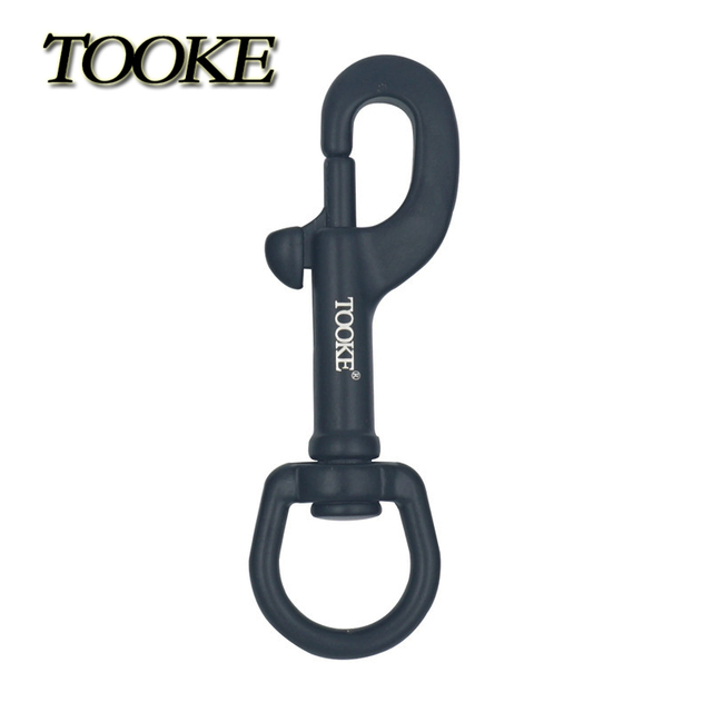 Single Ended 90 mm Dive Snap Bolt Colorful Scuba Diving Stainless Steel Quick Carabiner Swivel Eye Bolt Snap Hook Clip for BCD
