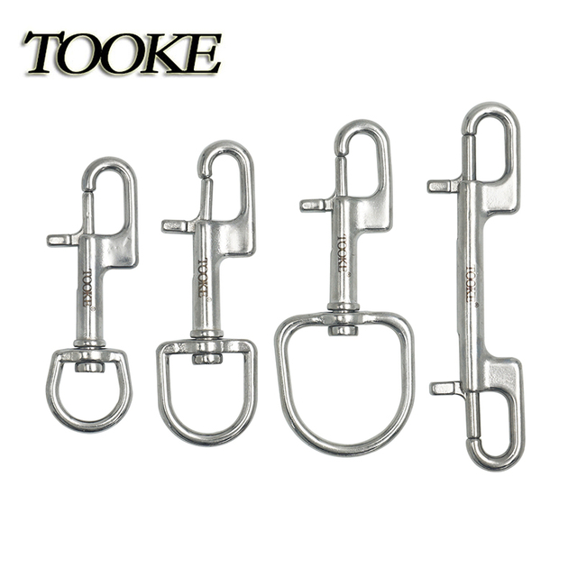 Stainless Steel Egg Quick Link Carabiner Ended Bolt Snap Clip Hook BCD Accessories Diving Equipment