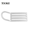 Silver Stainless Steel Scuba Diving Weight Belt Keeper for BCD Belt Locking Clip