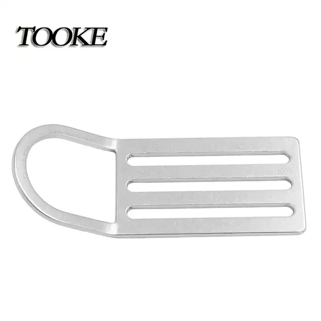 100mm Silver Scuba Diving Stainless Steel Weight Belt Hang Clip