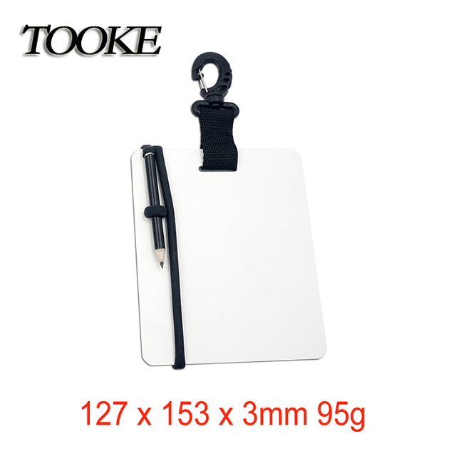 Scuba Dive Underwater Writing Slate diving Wordpad Gear Board with Pencil diving accessories