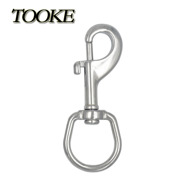 120mm Stainless Steel 316 Bolt Snap high quality single head hook diving supplies