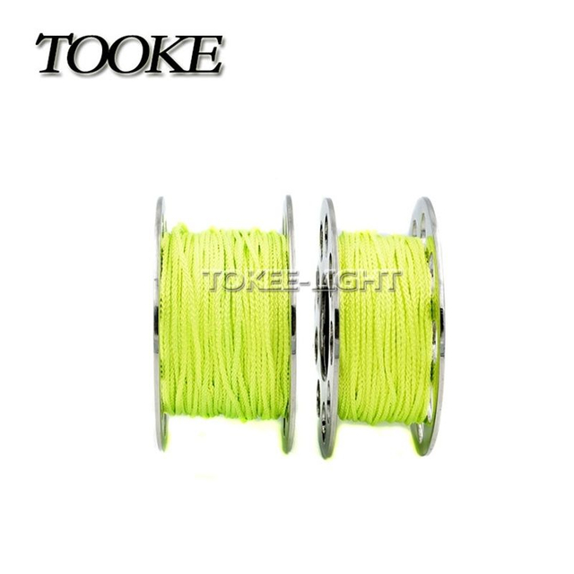 Scuba Diving 20m Finger Spool Reel with Stainless Steel Nylon Line Snap Bolt